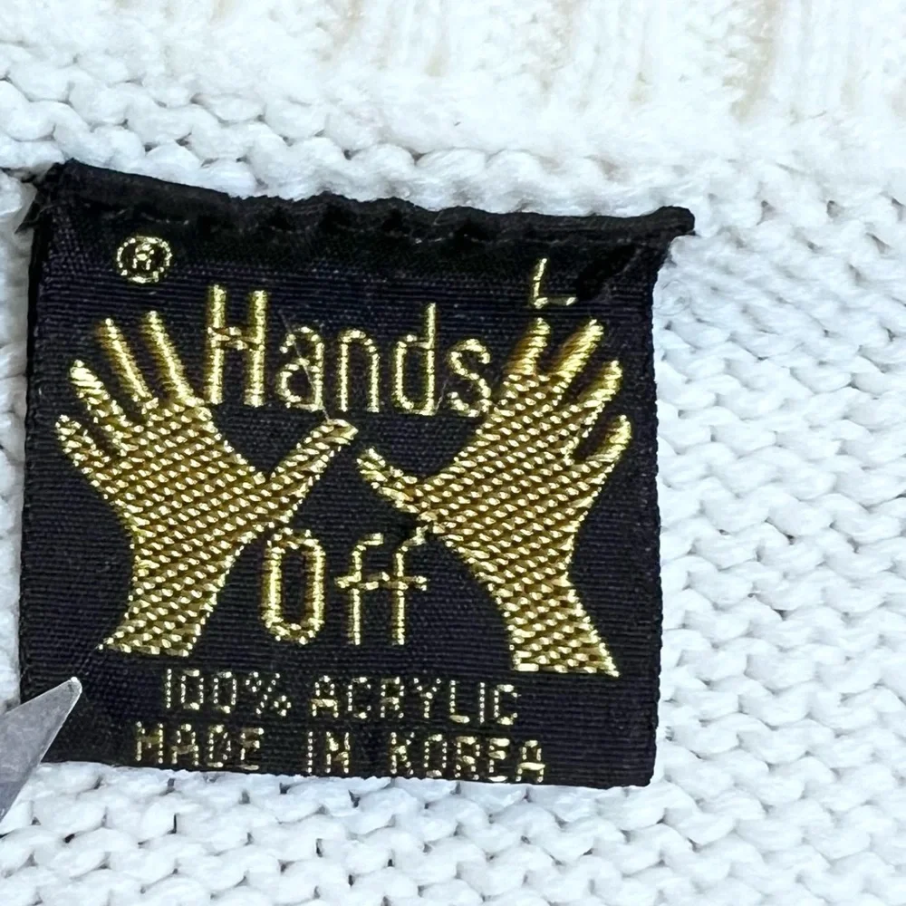 VINTAGE 70s 80s fair isle knit ski sweater v neck chenille earthy neutral unisex